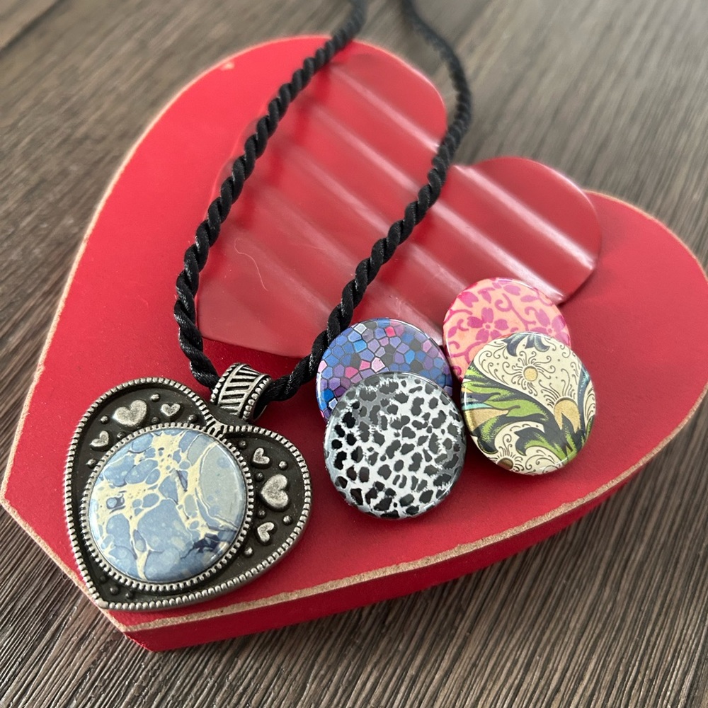 ❤️BN Magnetic interchangeable pieces, heart necklace❤️